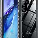 Temdan Designed for Samsung Galaxy S25 Plus Case Waterproof, Built-in Lens & Screen Protector Military Shockproof Dropproof IP68 Underwater Full Body Phone Case for Galaxy S25 Plus 6.7"-Black (2025)