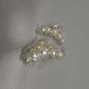 Mehayi 2 PCS Large Pearl Hair Claw Clips for Women Girls, Hair Barrette Clamps for Thick Thin Hair, Fashion Hair Accessories Headwear Styling Tools for Party Wedding