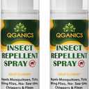 Mosquito Repellent Spray for Body, Natural Bug Spray Travel Size, Plant-Based Ingredients, DEET-Free, Insect Repellent Spray for Skin 4 Fl Oz, 2 Pack