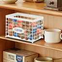 Coffee Pod Holder k Cups Holder Magnetic Coffee Pods Holder High-Capacity k Cup Holder Station Organizer, Bar Accessories.Suitable For Kitchen And Office Countertop (White)