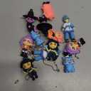 12Pcs K Pop Demon Hunters Action Figure,Demon Hunters Keychains Holder Car Key Ring Mobile Phone Bag Hanging,Unique Action Figures Decorations Gifts for Fans Office Room Figurine Decor