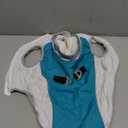 Aokown Dog Winter Coat for Medium Dogs, Adjustable Puppy Warm Jackets in Cold Weather, Reflective Pet Fleece Vest with External Attachment Points, ZippeBlue Cold-Weather Dog Winter Clothes, M Blue