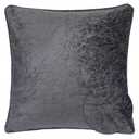 Homey Cozy Velvet Decorative Pillow, 20"x20", Ecru
