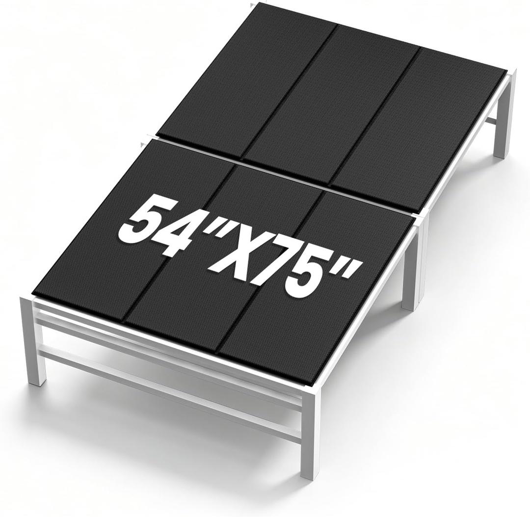 54''x75'' Full Folding Bunkie Board, Durable Under Bed Mattress Support, Anti-Sagging Bed Base Replacement for Box Spring