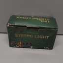 Hopolon 33FT 100 Led String Lights Indoor Outdoor,Red and White Christmas Lights Clear Wire,Connectable Waterproof Twinkle Fairy Light Plug in for Tree Valentines Day Bedroom Wedding,100 LED,Red White