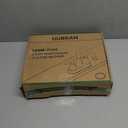 Bathroom Faucets for Sink 3 Hole, Hurran 4 inch Brushed Nickel Bathroom Sink Faucet with Pop-up Drain and Supply Lines, Stainless Steel Centerset Faucets for Sink Vanity RV