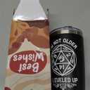 Dungeons Dragons Gifts for Men, Women - DND, D&D, DM Lovers Gifts - Dungeon Master Gift - I'm Not Older I Leveled Up Tumbler Cup 20 oz