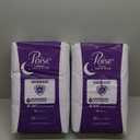 Poise Overnight Incontinence & Postpartum Pads for Bladder Leaks, 8 Drop Extra Coverage, 72 Count (2 Packs of 36) (Long)