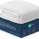 Olive + Crate Cooling Oversize King Size Comforter - Hypoallergenic 100% Bamboo Viscose Outer Cover - Oversized King Duvet Insert - Fluffy Lightweight Plush - White Comforter - 116"x 98"