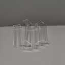 6 Pcs Clear Cracker Tray for Serving Rectangular Cracker Holder for Serving Trays Clear Food Display Stands for Party Acrylic Cracker Dish Biscuit Stand Cracker Server for Home (U Shape)