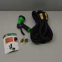 Flexi Hose Expandable Garden Hose with 8 Function Nozzle, 50FT - Lightweight Retractable Garden Hose, Water Hose - No-Kink Flexibility, 3/4 Inch Solid Brass Fittings and Double Latex Core (Black)