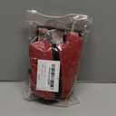 SCENEREAL Winter Dog Vest Coat with Built-in Harness, Warm Puppy Jacket for Small to Medium Dogs, Cold Weather Coat with Zipper, Fleece Puffer Vest, Windproof Snow Clothes (M(Chest 16.5"), #1 Red - Matte)