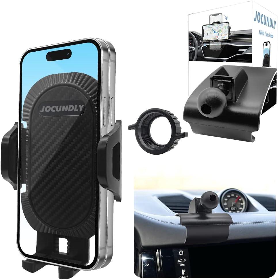 Car Phone Mount for 2015-2023 Porsche Macan and 2019-2023 Cayenne [Thick Case Friendly] Mobile Phone Holder Cell Navigation Bracket Air Vent Auto Accessories Cradles, All Phones