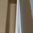 White Wrap Around Curtain Rods:5/8" Small Blackout Adjustable Window Curtain Rod for Bedroom Kitchen Apartment Renter Friendly,Room Darkening Curved Drapery Rods Easy Install,Pure White 36-72"