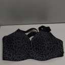 Popilush Push Up Bra No Underwire Wireless Seamless Bralettes with Support Comfortable Minimizer Bras for Women (Medium, Leopard Black)