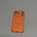 ESR for iPhone 17 Pro Max Case with Stash Stand, 7X Military-Grade Drop Protection with Camera Control, Shock-Absorbing Phone Rugged Cover, Compatible with MagSafe Accessories, Cyber Series, Orange