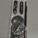 Matte Black Taper Candle Holder Set of 6, Tall Candlestick Holders, Metal Vintage Candle Stickers Long Holder Set, Pillar Decorative Candle Holder Fits 3/4 Inch Candle for Wedding, Dinner, Party