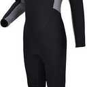 Kids Wetsuit for Boys Girls Toddlers 3mm Thermal Full Length Back Zip Wetsuit Size S