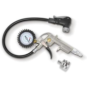 Prestaflator ECO Bike Tire Inflator with Analog Pressure Gauge, Presta & Schrader Valves, Portable Bike Air Compressor for Tubeless, Road & Automotive Tires, Handheld Tire Inflator Tool