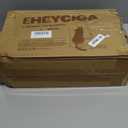 EHEYCIGA Cardboard Cat Scratcher for Indoor Cats, 26.8 Inch L Shaped Vertical Cat Scratching Board with Ball Cat Toy, Large Cat Scratcher Pad, White