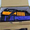 ArmoGear Set of 4 Laser Tag Guns with Vests - Laser Tag Set for Kids and Adults - Toy Guns with 150 ft Range, Night Vision, Invisibility Mode - Battery Operated - Multiplayer Outdoor Game for Ages 8+