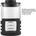 Keurig SimpleCafe Frother, Rechargeable Handheld Milk Frother for Lattes, Cappuccinos & Iced Coffee, USB Cord Included, Microwave-Safe Frothing Cup, Hot & Cold Foam Maker