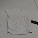 IECCP Women’s White Sleeveless T-Shirt – Size M, Stretchy Active Top, Lightweight Sportswear