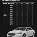 4PCS for Ford Taurus Floor Mats 2019 2018 2017 2016 2015 2014 2013 2012 2011 2010,for Taurus All Weather Floor Mat SE SEL SHO Limited Trunk Mat Cargo Liner TPE Tech Winter Rubber Car Accessories