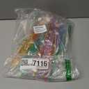 24 Pcs Glitter Mouse Ear Straws, Party Favors Drinking Straws With 2pcs Cleaning Brush, Reusable Plastic Straws for Boys Girls Party Decorations Birthday Party Supplies