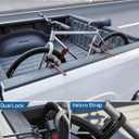 JOYTUTUS Truck Bed Bike Rack Mount, Bike Rack for Pickup Truck Bed, No Remove Tire, Anti-Wobble Bike Holder, Strengthened Metal Bicycle Mount