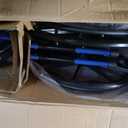 Drive Medical Blue Streak Lightweight Wheelchair, Footrests, 18" Seat