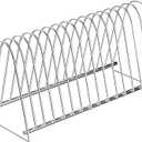 Vinyl Record Stand Storage Holder for 12" LP 7" EP Vinyl Records Drying Table Record Stand Stainless for 15 pcs Records