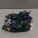 Warm Multi Color Christmas Lights - 20 ft String of 105 Incandescent Mini Bulbs Multifunctional Lighting Modes, for Decorative, Bedroom, Outdoor, Xmas Twinkle Tree Lights with Green Wire Total 21.6 ft