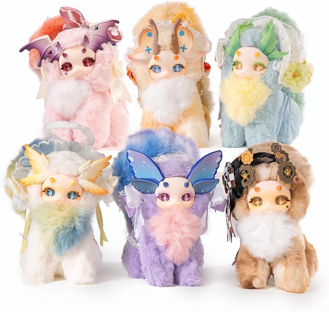 Maomaolong Plush Blind Box Plush Figure Toys 1PC (1 of 7 Possible Styles) Collectible Birthday Gifts 7 in