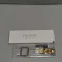 MioHHR Solid Stainless Steel Bands Compatible with Apple Watch 38mm 40mm 41mm, Metal Strap with Soft TPU Case for iWatch Bands Series 9 8 7 6 5 4 3 2 1 SE SE2 SE3 Women and Men, Rose/Gold