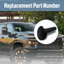 84304677 Spare Wheel Lock Cylinder Case Fit for Chevy Silverado for GMC Sierra 1500/2500/3500 HD 2019-2025, Rear Bumper Tire Carrier Cover