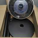 Fan for Bedroom, 25dB Quiet Fan 100ft Airflow, 90° Oscillating Standing Fans with RGB Light, Pedestal Floor Fan with DC Motor, 15H Timer, 4 Speeds 4 Modes, Remote, Home, Office, Indoor, Small