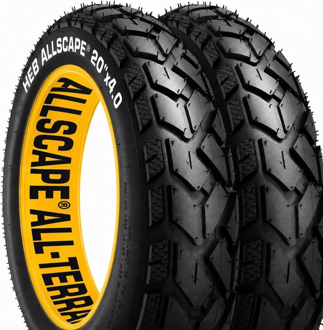 HEB ALLSCAPE Ebike Fat Tires,2 Pack, 20x4