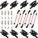 UF413 Ignition Coil with 41962 Spark Plug & 8mm 9748HH Spark Plug Wires Compatible with Tahoe Escalade Silverado Yukon CTS 4.8L 5.3L 6.0L
