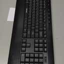 TECKNET Ergonomic Wireless Keyboard for Laptop, 2.4G USB Silent Computer Keyboard with Comfortable Palm Rest & Adjustable Feet Stand for Desktop, PC, Notebook, Surface and Windows, Full Size Layout