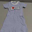 Nibbcoa Toddler Baby Boy Mothers Day Outfit I Love Mom Embroidery Waffle Knit T Shirt Shorts Set Cute Summer Clothes (Blue, 18-24 Months)