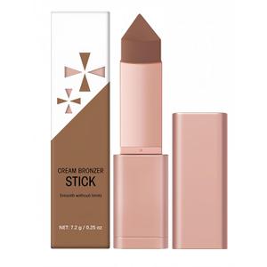 Contour Stick with Precision Triangle Tip Face Sculpting Creamy Bronzer Stick for Jawline Nose Shading for Defined Look Easy Blend Smooth Finish (Color 01)