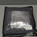 yescool Weighted Blanket (7 lbs, 41" x 60", Grey) Cooling Heavy Blanket for Sleeping Perfect for 60-90 lbs, Breathable Blanket with Premium Glass Bead, Machine Washable