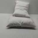 QUBA LINEN Queen Size Bed Pillows - Set of 2, Medium Density, Soft and Supportive for Back, Side, and Stomach Sleepers (Queen (Pack of 2)) (White, Pack of 2)