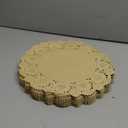 WYTAOHZL 300 Pieces Lace Paper Doilies for Tables 12 Inch Round Brown Paper Doilies for Food Cakes Desserts