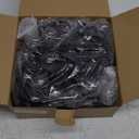 50Ft LED Christmas Outdoor String Lights, G40 Globe Hanging Patio Lights with 27 Shatterproof Bulbs, Connectable Indoor Decor for Xmas Tree Balcony Backyard Pergola Gazebo Wedding Party, Black