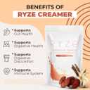 RYZE SUPERFOODS RYZE n Shine Bundle, USDA Organic Mushroom Medium Roast Coffee + Probiotic Coffee Creamer with 6 Adaptogenic Mushrooms for Better Energy, Focus, Digestion, Immunity, 30 + 30 Servings