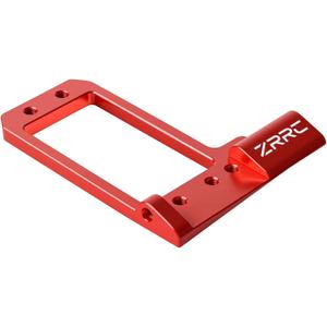 6061 Aluminum BTA Servo Mount for F10 Portal Axle, CNC Behind-The-Axle Servo Bracket & 4-Link Adapter Kit, Fits 1/10 Vanquish VS4-10 Phoenix F10 Nylon Portal & F10T Aluminum Axle Housing (Red)