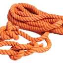 POLAY Cotton 3 Actions Twisted Cord 12 mm for Home DIY Crafts Decoration Cotton Rope for Bag Cord Belt 10 m