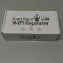 Dual Band WiFi Extender 1200Mbps WiFi Range Booster, 105-Device Support, Easy Setup, WiFi Booster with 4 Directional Antennas (12880 Sq.ft Coverage) and Ethernet Port, Easy Mesh